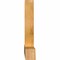 Ekena Millwork Portland Rough Sawn Timber Gable Bracket, Western Red Cedar, 84"W x 24"H x 4"D x 4"F, 7/12 Pitch GBW084X24X0404POR00RWR - alternate 3